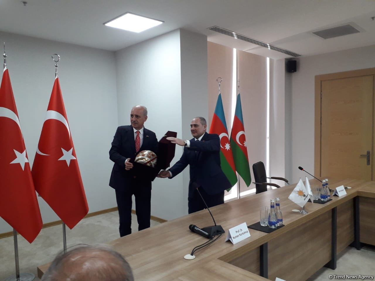 Azərbaycana səfər çox faydalı keçdi - Numan Kurtulmuş (FOTO)