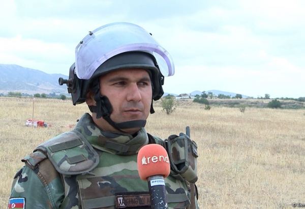 Xaçınçay su anbarının ətraf əraziləri minalardan belə təmizlənir - Trend TV (FOTO)