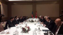 Mustafa Şentopla Ceyhun Bayramov görüş keçirib (FOTO) (ƏLAVƏ OLUNUB)