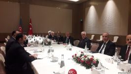 Mustafa Şentopla Ceyhun Bayramov görüş keçirib (FOTO) (ƏLAVƏ OLUNUB)