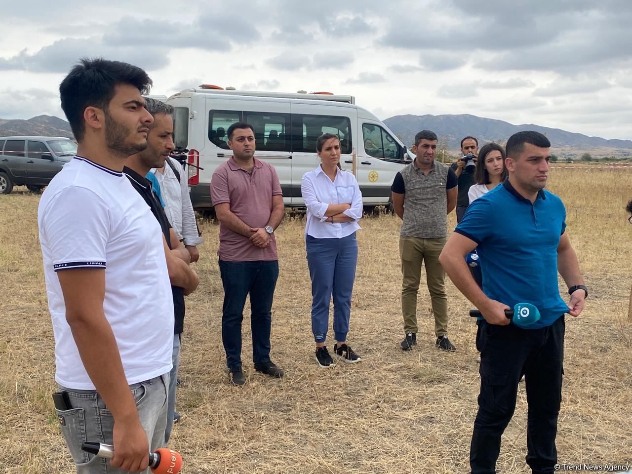 Xaçınçay su anbarının ətraf əraziləri minalardan belə təmizlənir - Trend TV (FOTO)