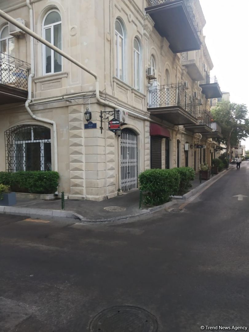 Bakının mərkəzində ağac aşıb (FOTO)