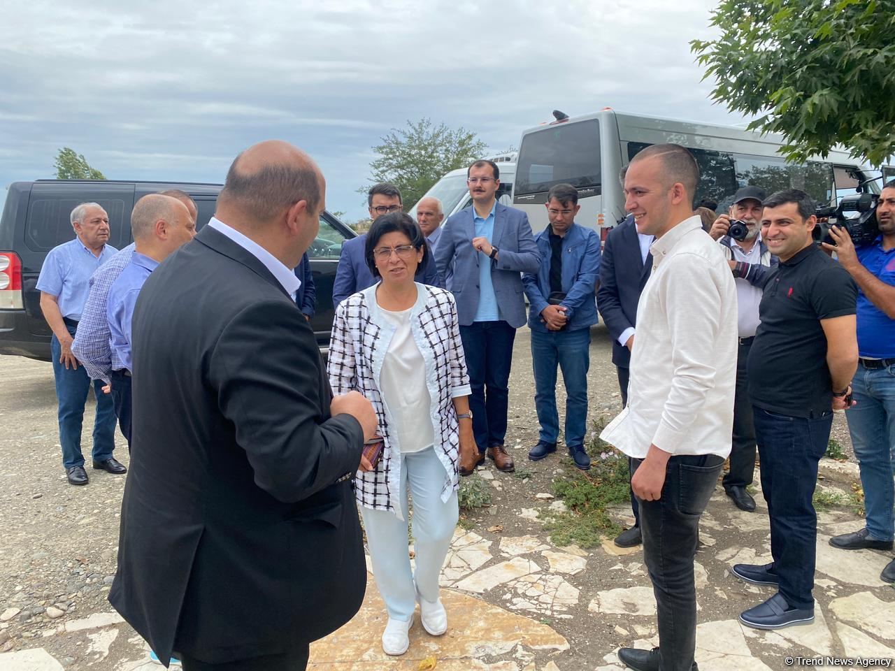 Əlaqələndirmə Qərargahının nəzdindəki İdarələrarası Mərkəzin İşçi Qrupunun üzvləri Ağdama səfər ediblər (FOTO) (ƏLAVƏ OLUNUB)