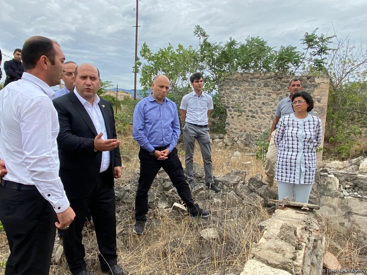 Əlaqələndirmə Qərargahının nəzdindəki İdarələrarası Mərkəzin İşçi Qrupunun üzvləri Ağdama səfər ediblər (FOTO) (ƏLAVƏ OLUNUB)
