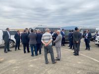 Əlaqələndirmə Qərargahının nəzdindəki İdarələrarası Mərkəzin nümayəndələri Füzuliyə səfər edib (FOTO)