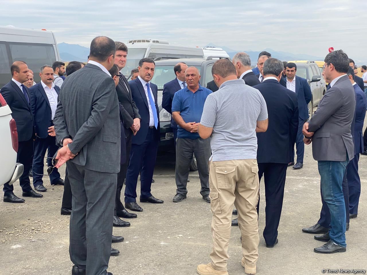 Əlaqələndirmə Qərargahının nəzdindəki İdarələrarası Mərkəzin nümayəndələri Füzuliyə səfər edib (FOTO)