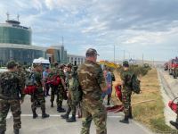FHN-nin yanğın-xilasetmə qüvvələrinin növbəti qrupu Türkiyəyə yola düşür (FOTO)