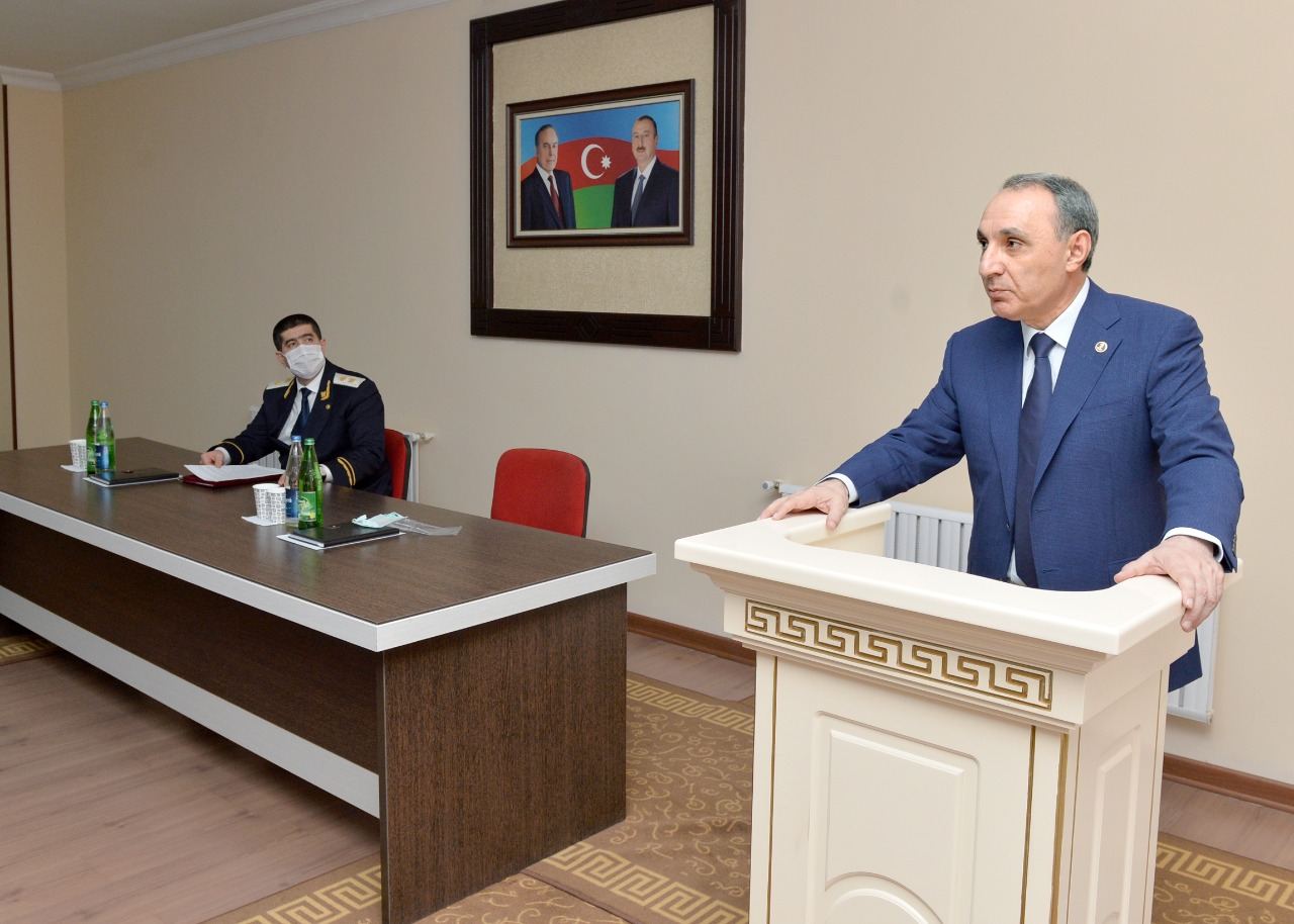Baş prokuror Naxçıvanda Hərbi Prokurorluq və Sədərək rayon prokurorluğundakı şəraitlə tanış olub (FOTO)