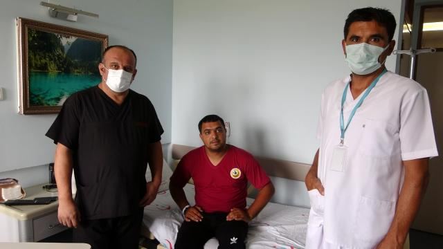 Türkiyədə əməliyyat olunan yanğınsöndürənimizin səhhəti yaxşılaşıb (FOTO)