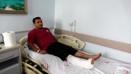 Türkiyədə əməliyyat olunan yanğınsöndürənimizin səhhəti yaxşılaşıb (FOTO)