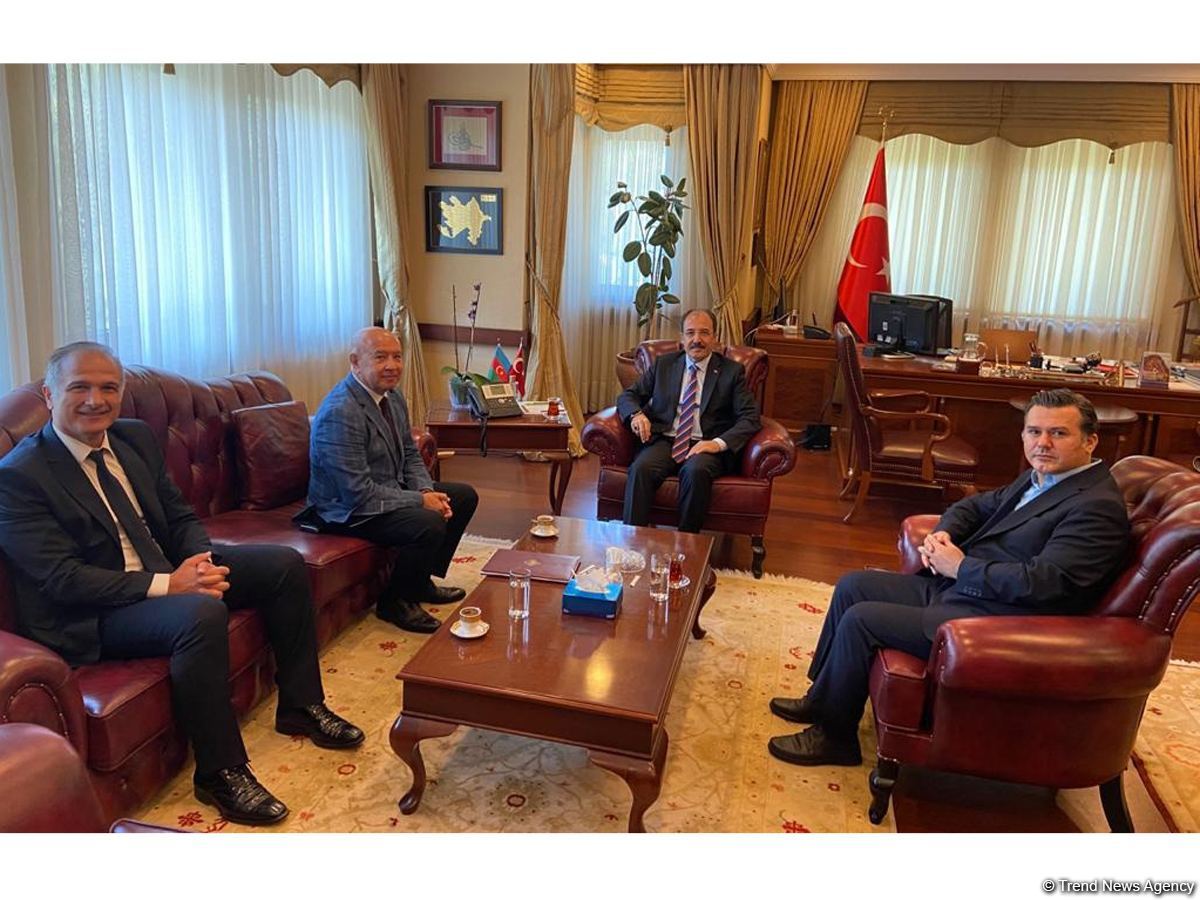 Trend BİA rəhbərliyi Türkiyə səfiri ilə görüşüb