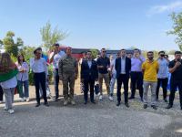 Aparıcı gənclər təşkilatlarının Ağdama səfəri başlayıb (FOTO)