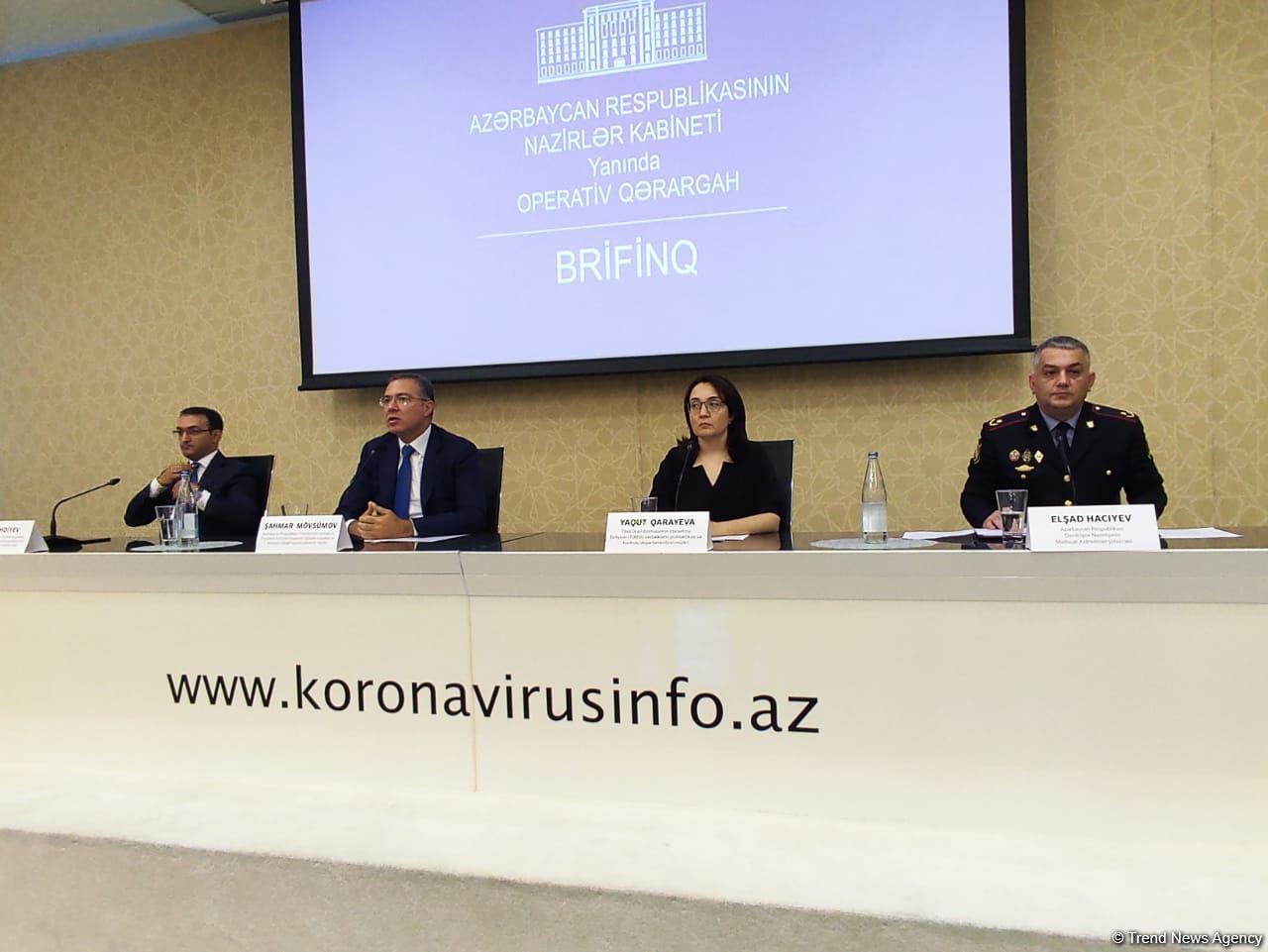 Nazirlər Kabineti yanında Operativ Qərargah brifinq keçirib