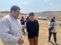 Çinli çəkiliş qrupunun nümayəndələri Füzuliyə səfər edib (FOTO)