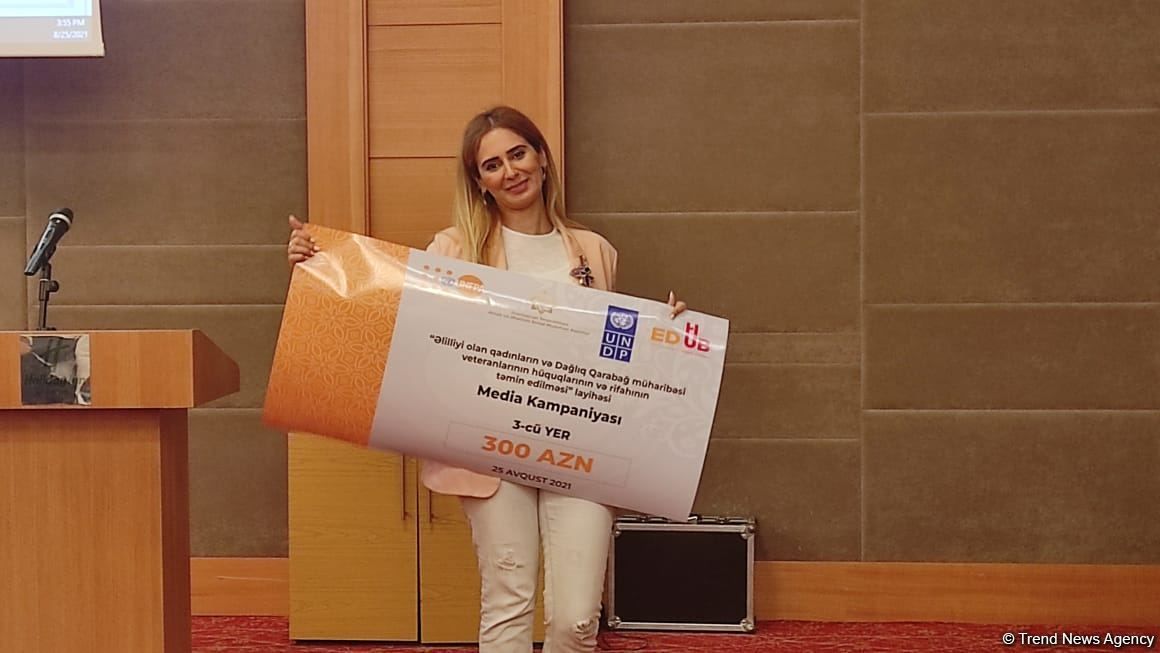 Azərbaycan hökuməti və BMT-nin birgə layihəsi üzrə keçirilən media kampaniyasına yekun vurulub (FOTO)
