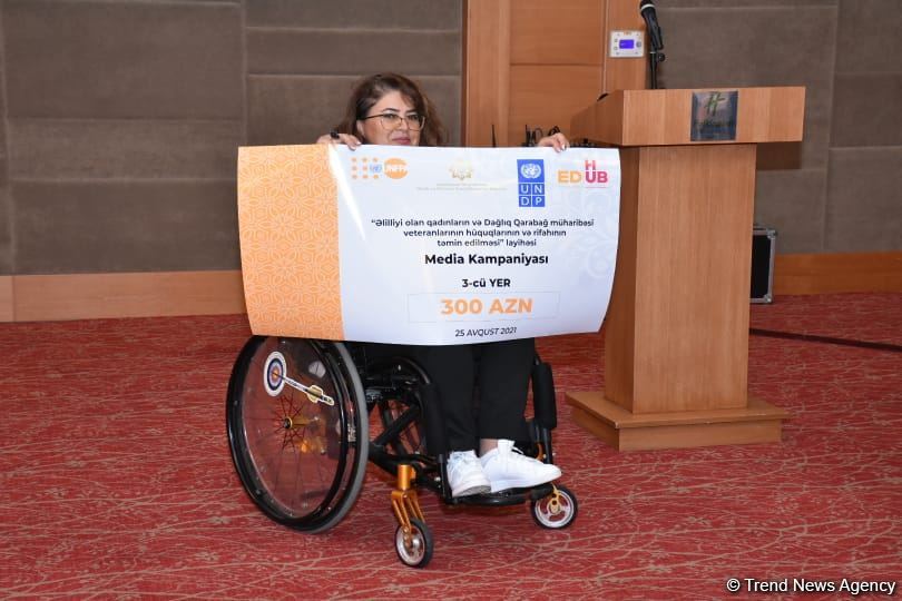 Azərbaycan hökuməti və BMT-nin birgə layihəsi üzrə keçirilən media kampaniyasına yekun vurulub (FOTO)