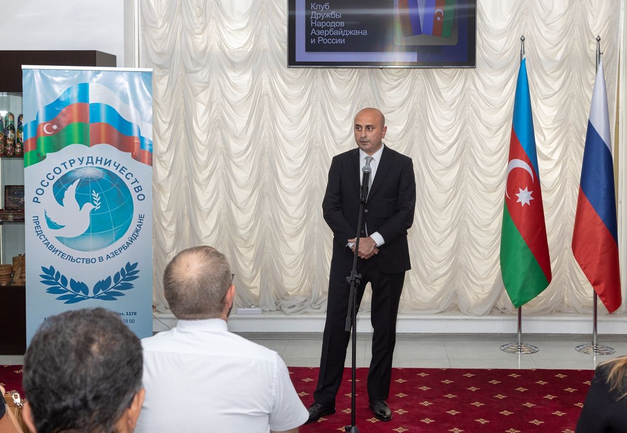 Azərbaycan və Rusiya xalqlarının Dostluq Klubunun açılışı olub (FOTO)
