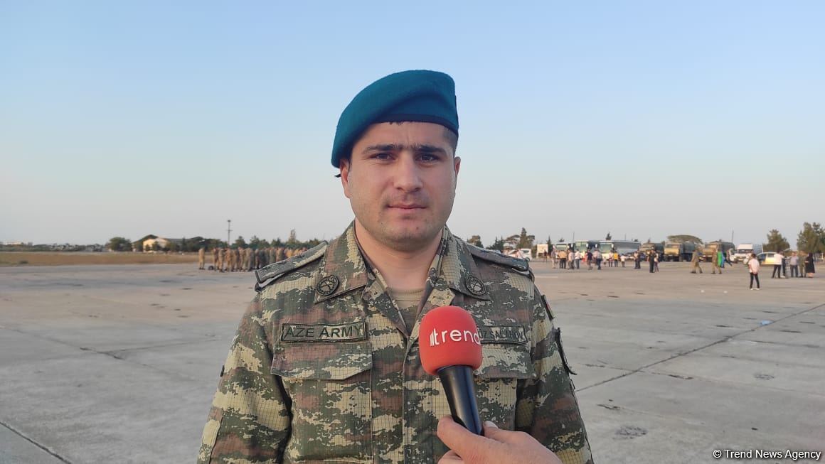 Əfqanıstanda missiyamızı şərəflə yerinə yetirib geri döndük - Azərbaycanlı zabit