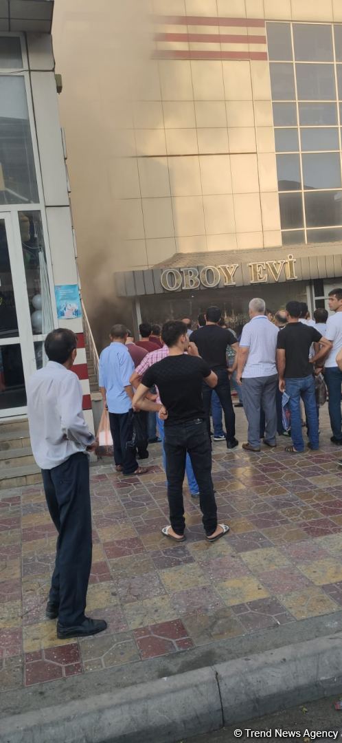 Nizami rayonunda baş verən yanğın söndürülüb (FOTO) (ƏALVƏ OLUNUB)