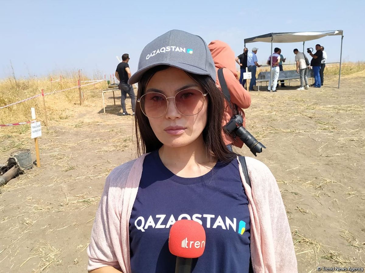 Azərbaycanın ərazilərini işğaldan azad etməsinə çox sevinirik - Qazaxıstanlı jurnalist