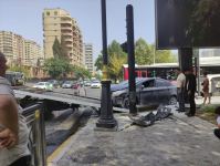 Bakıda qəza olub (FOTO)