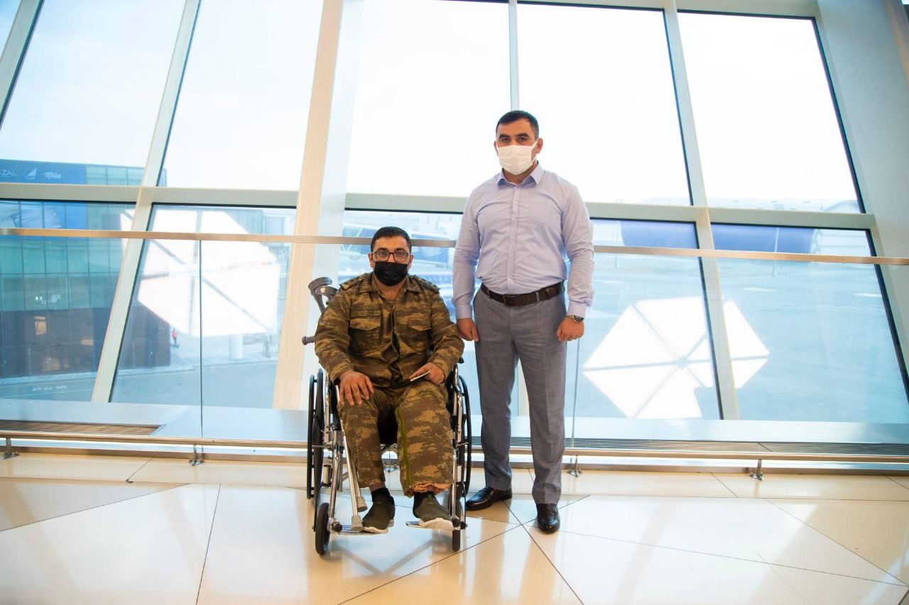 Daha üç qazimiz müalicə üçün Türkiyəyə göndərilib (FOTO)