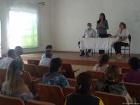 Millət vəkili Sevil Mikayılova növbəti dəfə Xaçmazda seçiciləri ilə görüşüb (FOTO)