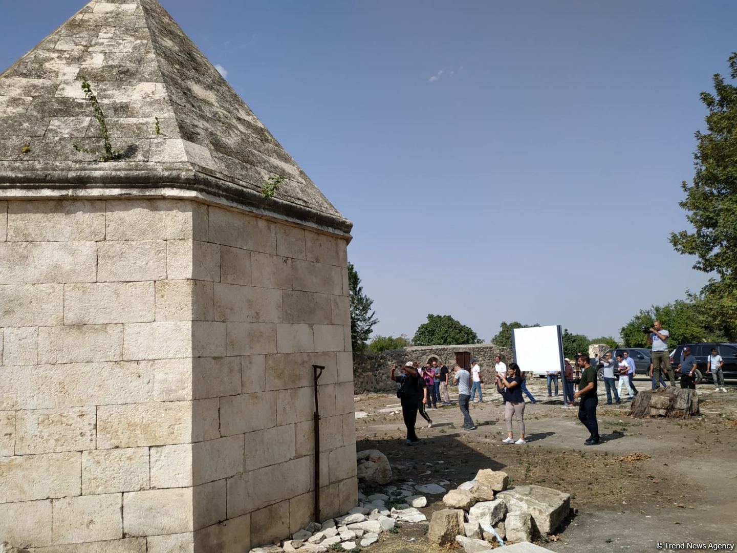 Türk Şurasına üzv və müşahidəçi dövlətlərin jurnalistləri Ağdama səfər edib (FOTO)