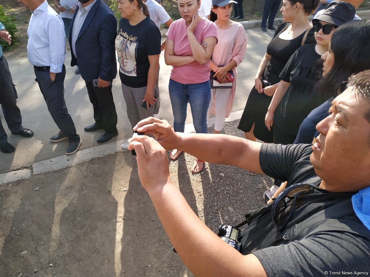 Türk Şurasına üzv və müşahidəçi dövlətlərin jurnalistləri Gəncədə Ermənistan tərəfindən dağıdılmış yerlərə baş çəkib (FOTO)