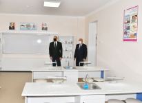 Prezident İlham Əliyev Sumqayıtda 20 nömrəli orta məktəbdə yaradılan şəraitlə tanış olub (FOTO/VİDEO) (YENİLƏNİB)