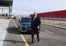 Prezident İlham Əliyev Sumqayıt Kimya Sənaye Parkında “Azmonbat” MMC-nin açılışında iştirak edib  (FOTO/VİDEO) (YENİLƏNİB)