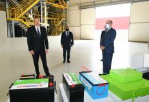 Prezident İlham Əliyev Sumqayıt Kimya Sənaye Parkında “Azmonbat” MMC-nin açılışında iştirak edib  (FOTO/VİDEO) (YENİLƏNİB)