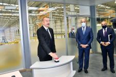 Prezident İlham Əliyev Sumqayıt Kimya Sənaye Parkında “Azmonbat” MMC-nin açılışında iştirak edib  (FOTO/VİDEO) (YENİLƏNİB)