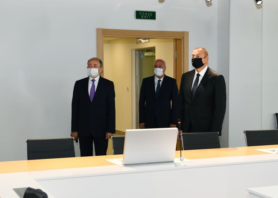 Prezident İlham Əliyev Sumqayıt Məhkəmə Kompleksinin açılışını edib (FOTO/VİDEO) (YENİLƏNİB)