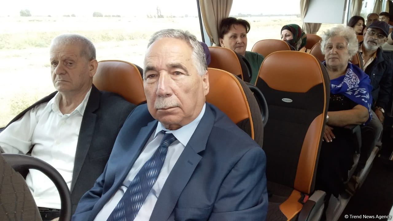 Bir qrup Ağdam sakini öz doğma şəhərinə səfər edib (FOTO)
