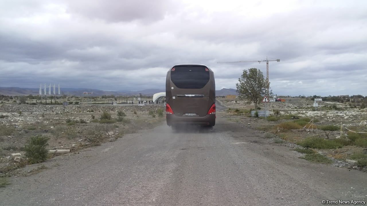 Bir qrup Ağdam sakini öz doğma şəhərinə səfər edib (FOTO)