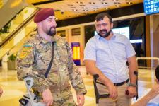 Türkiyəyə göndərilən daha 11 qazimiz sağalaraq geri dönüb (FOTO)