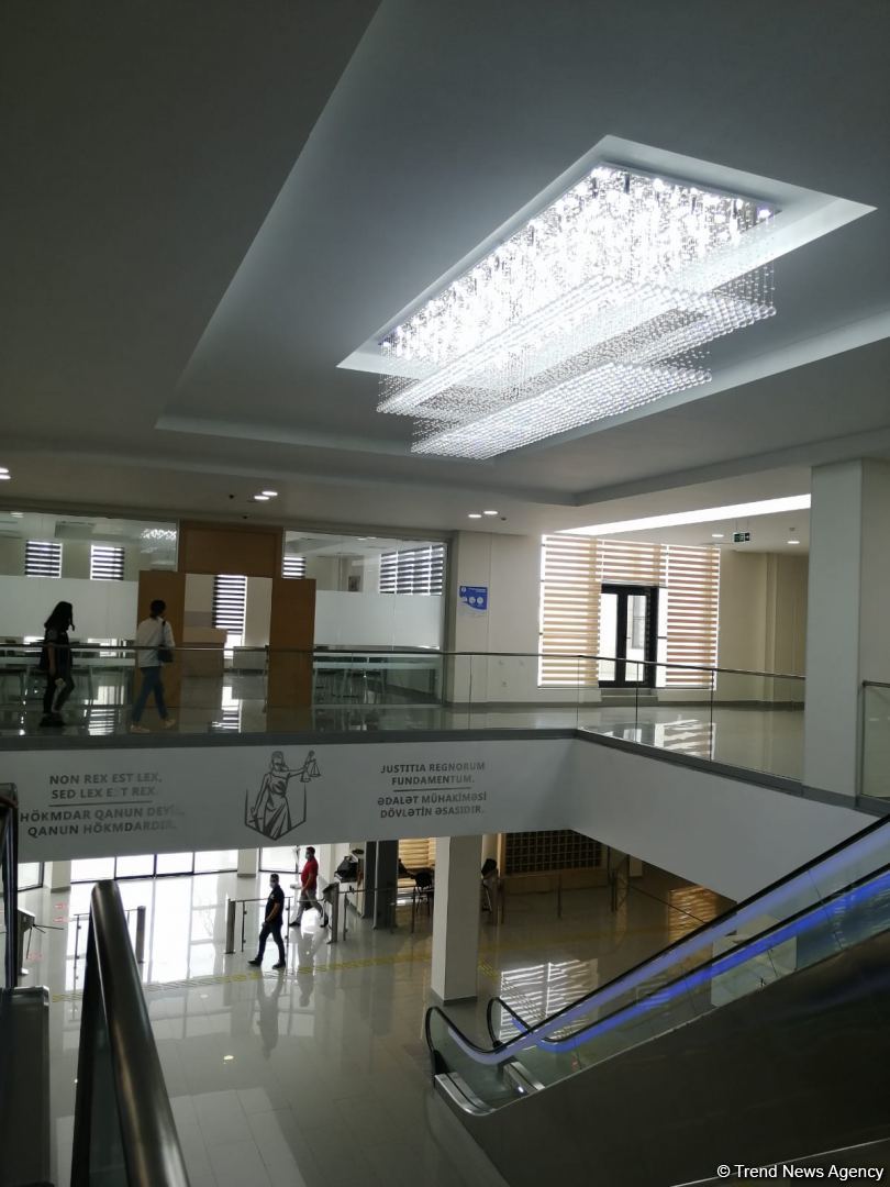 Sumqayıt Məhkəmə Kompleksində 6 məhkəmə fəaliyyət göstərəcək - Rəis müavini (FOTO)