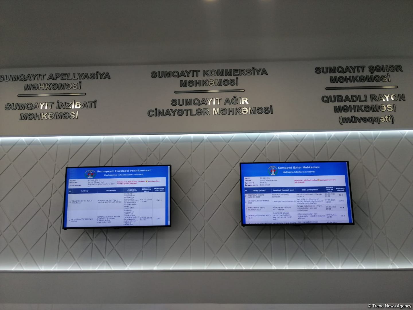 Sumqayıt Məhkəmə Kompleksində 6 məhkəmə fəaliyyət göstərəcək - Rəis müavini (FOTO)