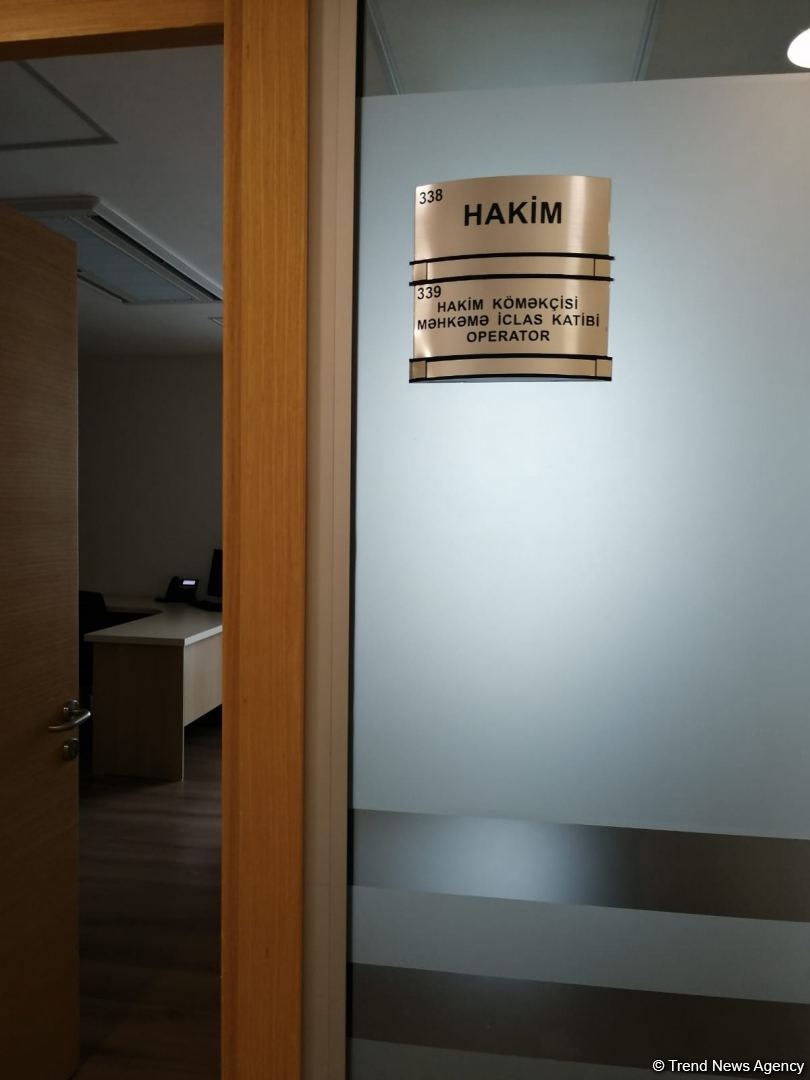 Sumqayıt Məhkəmə Kompleksində 6 məhkəmə fəaliyyət göstərəcək - Rəis müavini (FOTO)