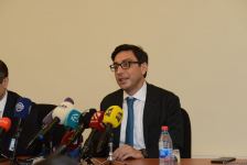 Yeni gənclər və idman naziri Fərid Qayıbov kollektivə təqdim olunub (FOTO)