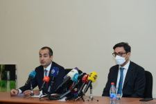 Yeni gənclər və idman naziri Fərid Qayıbov kollektivə təqdim olunub (FOTO)