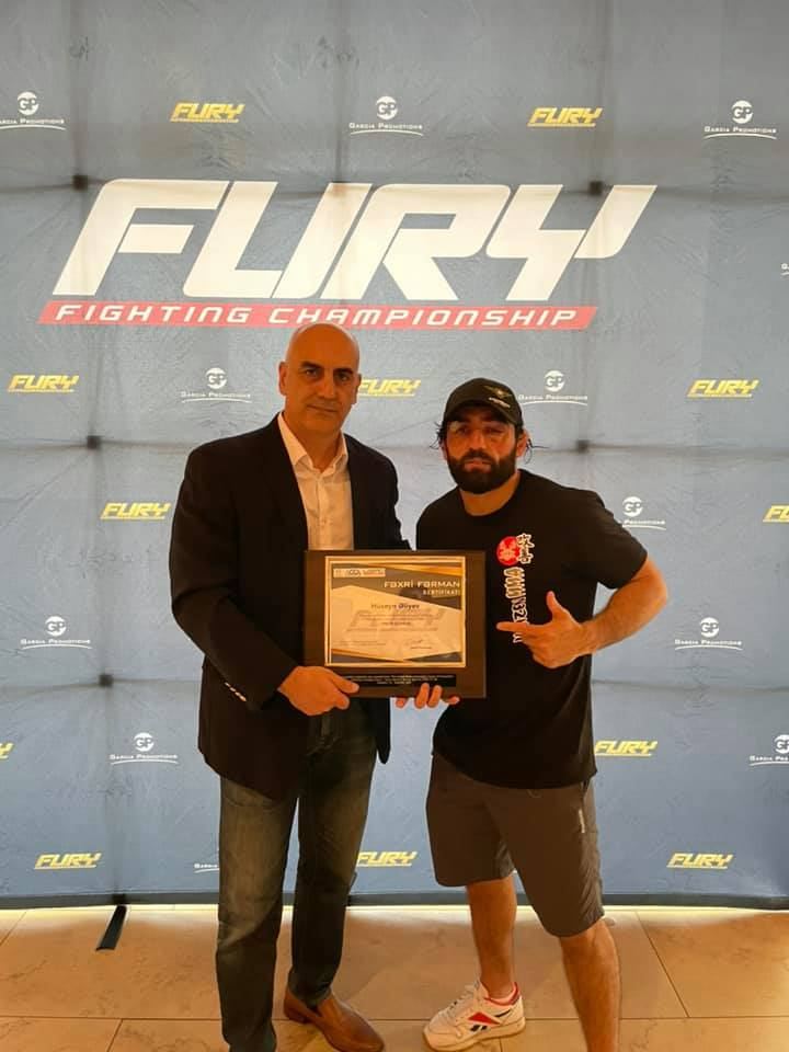 ABŞ-da yaşayan soydaşımız “Cage Fury FC 50” turnirinin qalibi olub (FOTO)