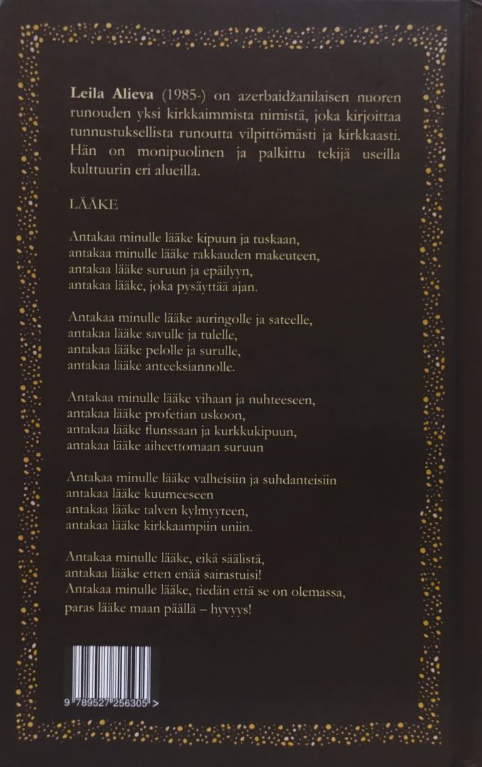 Leyla Əliyevanın “Açıq pəncərə” kitabı fin dilində nəşr olunub (FOTO)