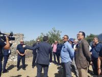 Türkdilli Dövlətlərin Əməkdaşlıq Şurasının nümayəndə heyəti Ağdamda İmarət kompleksini ziyarət edib (FOTO)