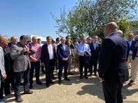 Türkdilli Dövlətlərin Əməkdaşlıq Şurasının nümayəndə heyəti Ağdamda İmarət kompleksini ziyarət edib (FOTO)