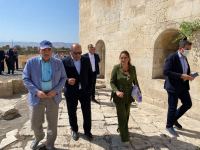 Türkdilli Dövlətlərin Əməkdaşlıq Şurasının nümayəndə heyəti Ağdamda İmarət kompleksini ziyarət edib (FOTO)