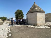 Türkdilli Dövlətlərin Əməkdaşlıq Şurasının nümayəndə heyəti Ağdamda İmarət kompleksini ziyarət edib (FOTO)