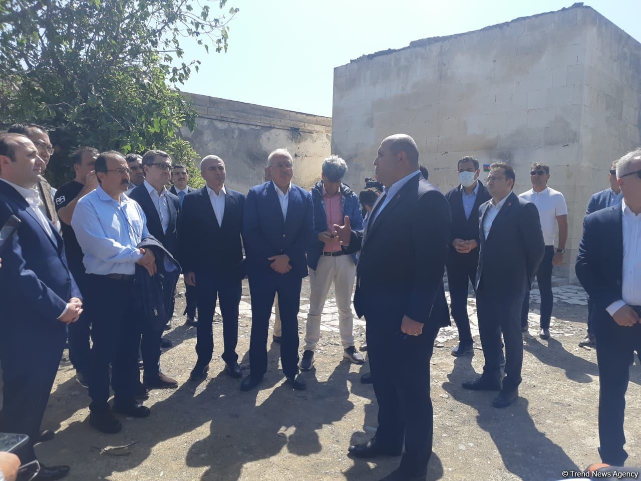 Türkdilli Dövlətlərin Əməkdaşlıq Şurasının nümayəndə heyəti Ağdamda İmarət kompleksini ziyarət edib (FOTO)