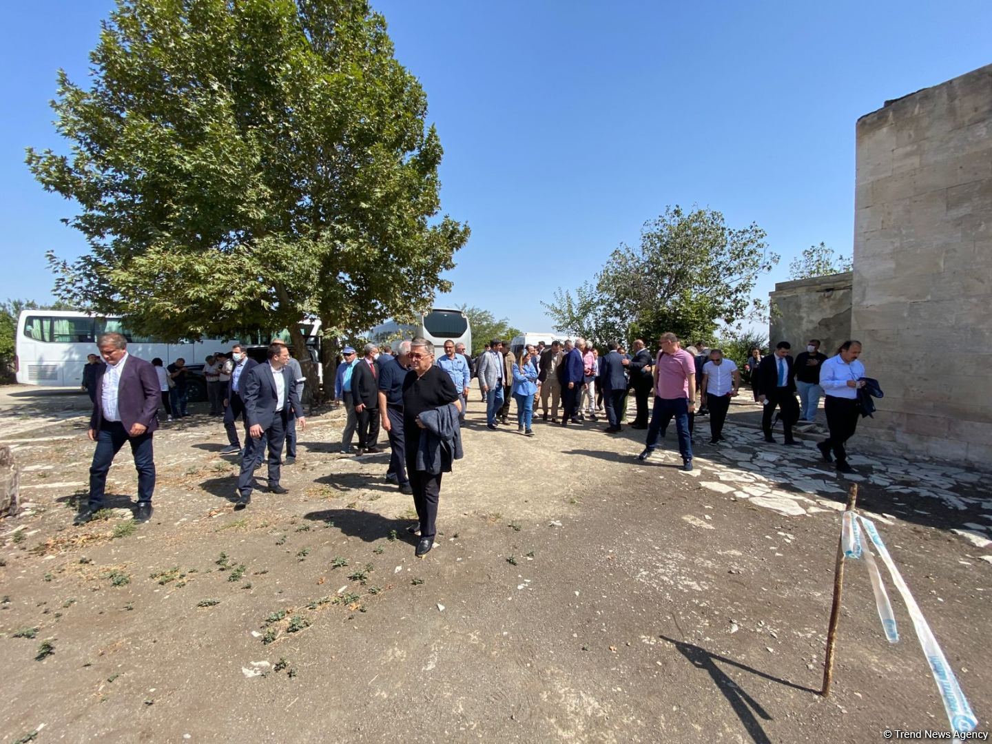 Türkdilli Dövlətlərin Əməkdaşlıq Şurasının nümayəndə heyəti Ağdamda İmarət kompleksini ziyarət edib (FOTO)